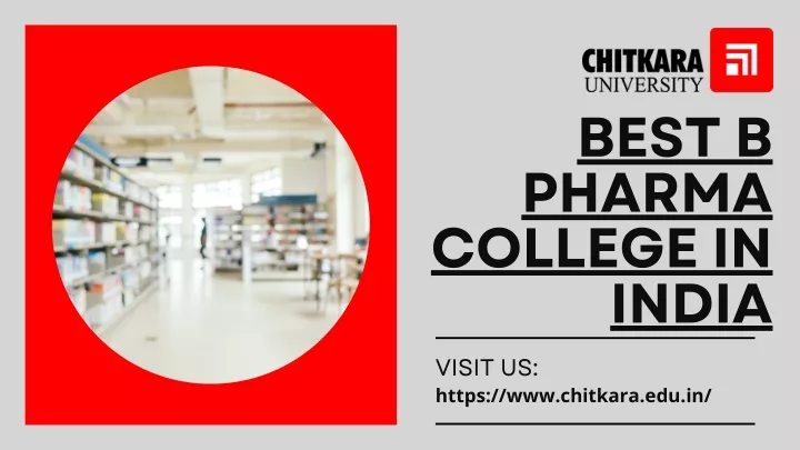 best b pharma college in