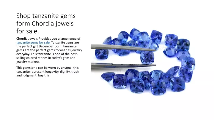 shop tanzanite gems form chordia jewels for sale