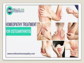 Homeopathy treatment for Osteoarthritis – Is it a good option for you