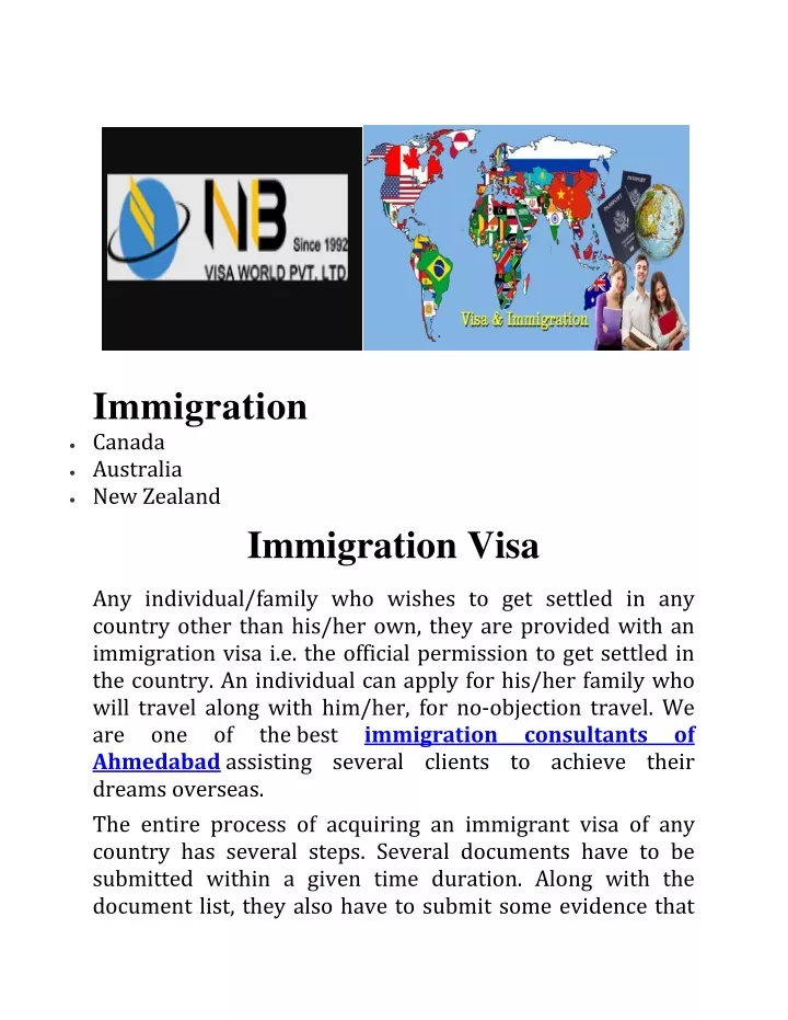 immigration canada australia new zealand