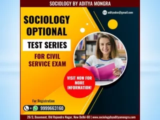 Who Is The Best Teacher For Sociology For The UPSC Optional Preparation In Delhi