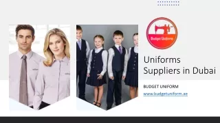 uniforms suppliers in dubai