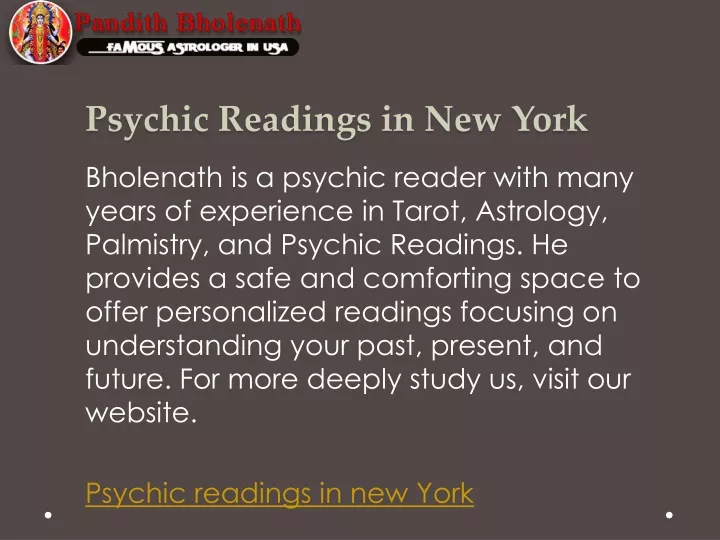 psychic readings in new york