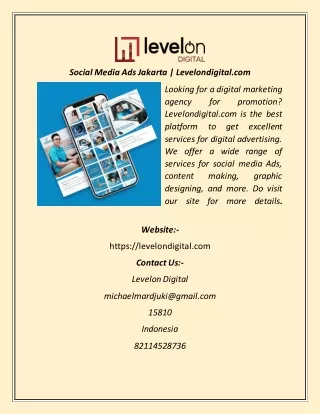social media ads jakarta levelondigital com
