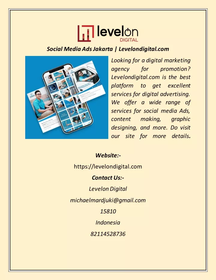 social media ads jakarta levelondigital com