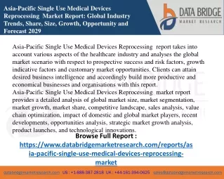 asia pacific single use medical devices