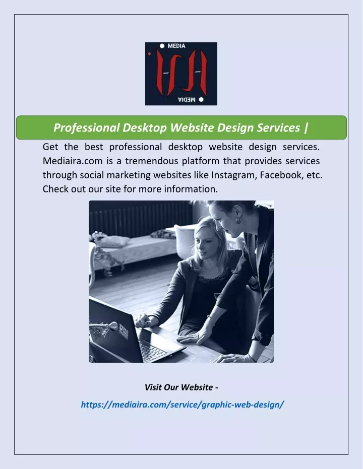 professional desktop website design services