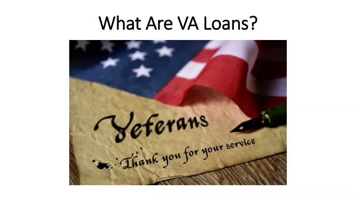 what are va loans