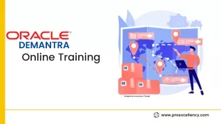 Oracle Demantra Online Training by Proexcellency