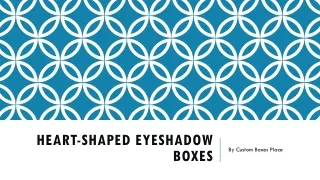 Heart-Shaped Eyeshadow Boxes