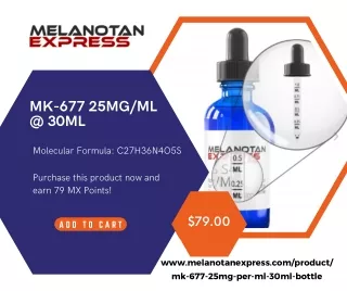 mk 677 25mg ml @ 30ml