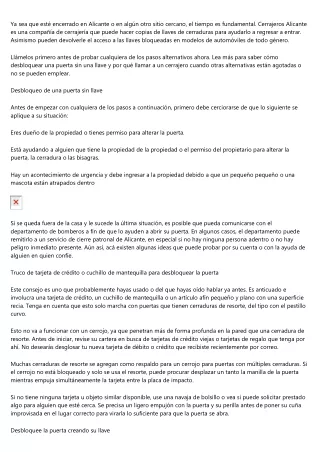 Maneras sencillas para abrir una puerta sin llave