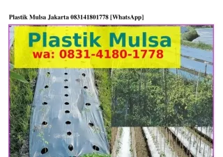 Plastik Mulsa JakartaPlastik Mulsa Jakarta ౦831_ㄐ18౦_1ᜪᜪ8{WhatsApp}