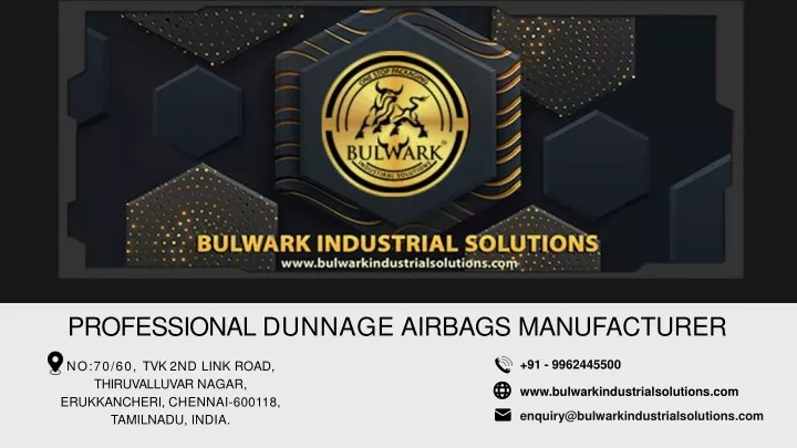 professional dunnage airbags manufacturer