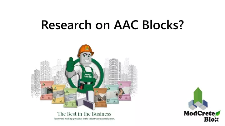 research on aac blocks