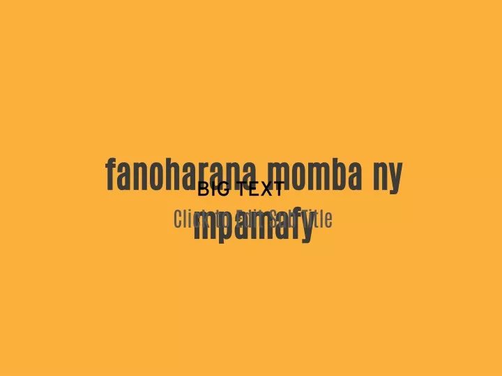 fanoharana momba ny mpamafy