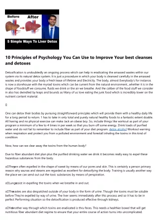 10 principles of psychology