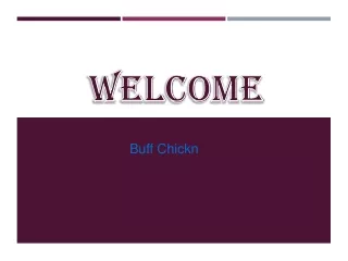 welcome