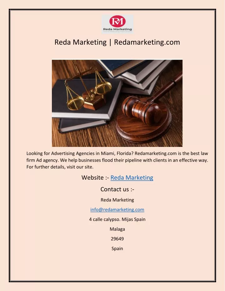 reda marketing redamarketing com