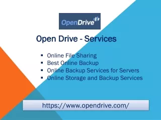 Open Drive - Services