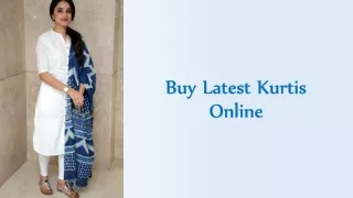 Buy Latest Kurtis Online