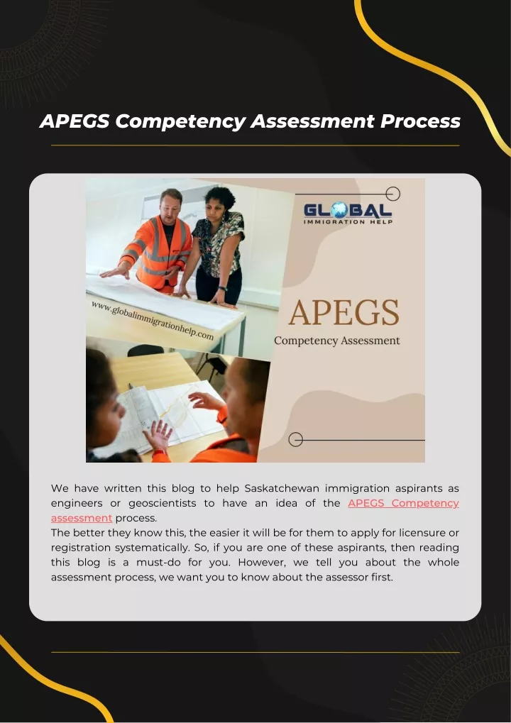 apegs competency assessment process