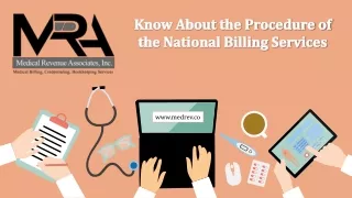 Know About the Procedure of the National Billing Services