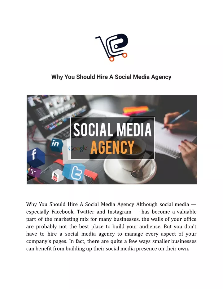 why you should hire a social media agency