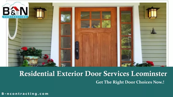residential exterior door services leominster
