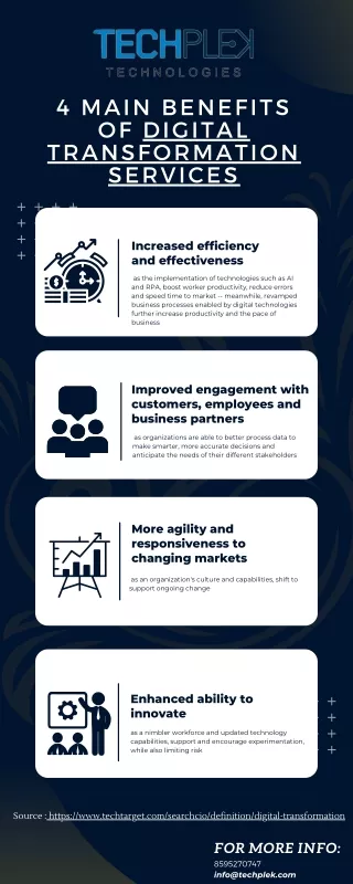4 main benefits of digital transformation services