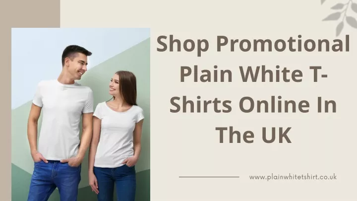 shop promotional plain white t shirts online