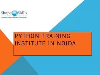 python training institute in noida