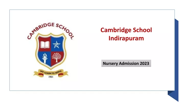 cambridge school indirapuram