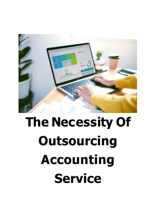 The Necessity Of Outsourcing Accounting Service