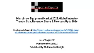 Microbrew Equipment Market