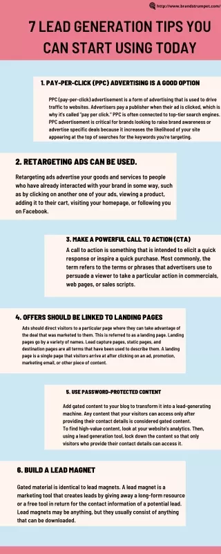 7 Lead Generation Tips You Can Start Using Today