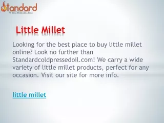 little millet
