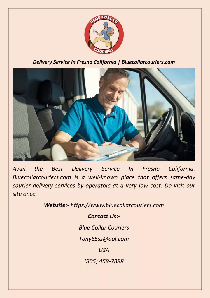 delivery service in fresno california