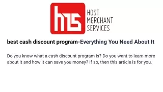 best cash discount program everything you need