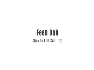 feen dah click to edit sub title