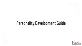 Personality Development Guide | VCANXL