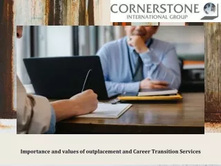 importance and values of outplacement and career