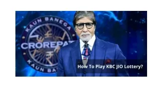 HOW TO PLAY KBC JIO LOTTERY