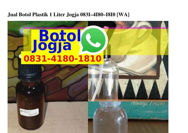 jual botol plastik 1 liter jogja 083i 4i80 i8i0 wa