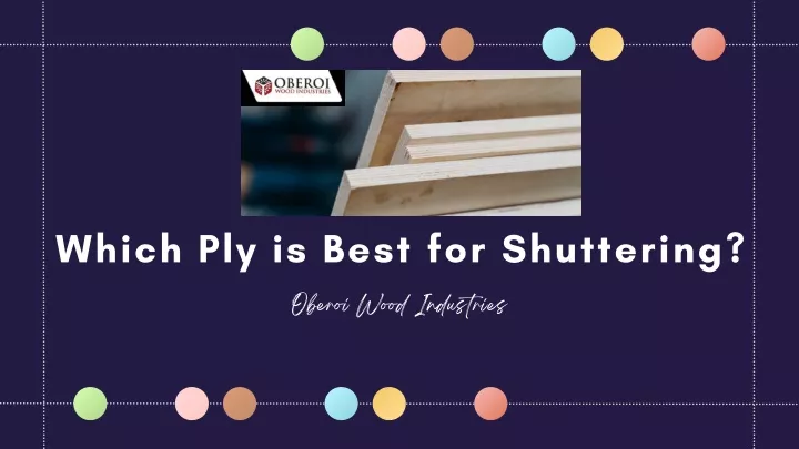 which ply is best for shuttering