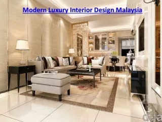 Modern Luxury Interior Design Malaysia - DDA MY