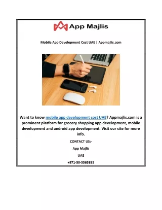 Mobile App Development Cost UAE | Appmajlis.com