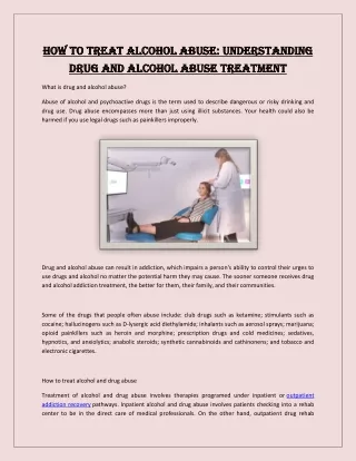 How to Treat Alcohol Abuse (1)