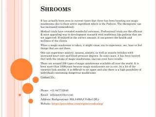 shrooms