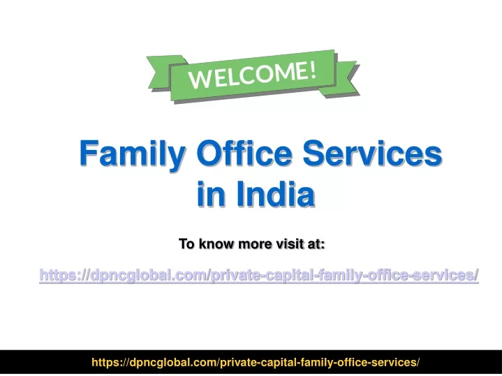 family office services in india